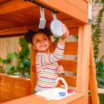 KidKraft Falcon Ridge Wooden Swing Set/Playset - Image 4