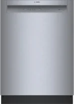 Bosch – 100 Series 24″ Front Control Smarts Built-In Hybrid Tub Dishwashers with PureDry, 50 dBA – Stainless Steel - Image 2