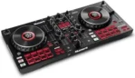Numark Mixtrack Platinum FX Serato DJ Controllers with Jog Wheel Displays, 4 Decks, Mixers, Effects Paddles and (Audio Interface) - Image 9