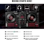 Numark Mixtrack Platinum FX Serato DJ Controllers with Jog Wheel Displays, 4 Decks, Mixers, Effects Paddles and (Audio Interface) - Image 8