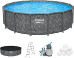 Bestway APX 365 16ft x 48 inches Round Above Ground Pool Sets - Image 2