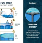 Bestway Steel Pro Max 15′ x 48″ Round Above Ground Pool Kits - Image 3
