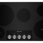 KitchenAid 36″ Electric Cooktops with 5 Elements and Knob Controls