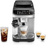 De’Longhi Magnifica Evo Automatic Espresso & Coffee Machine with Auto Milk Frother, Built-in Grinder & Auto-Clean Function – For Latte, Cappuccinos, Americano, Iced Coffee, ECAM29084SB , Silver - Image 2
